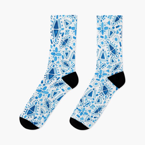Item preview, Blue Greece Vibration Shapes  designed and sold by LuovaSieluART.