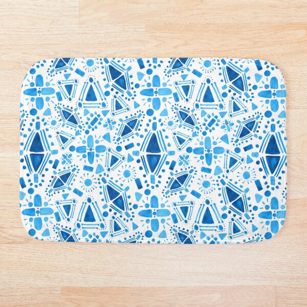 Item preview, Blue Greece Vibration Shapes  designed and sold by LuovaSieluART.