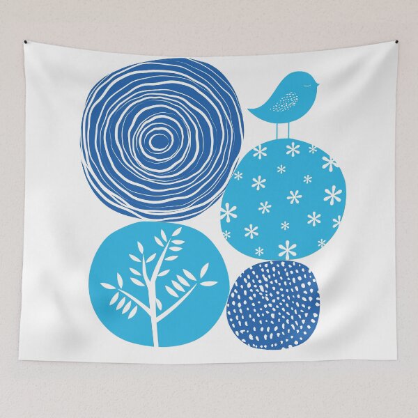 Item preview, Abstract Nature Blue designed and sold by BONBcreative.