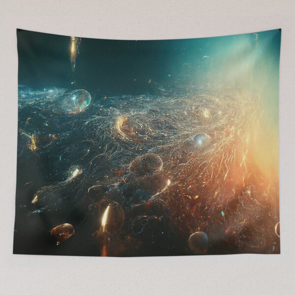 Item preview, Galactic River to Infinity AI Generated Art designed and sold by MeAI-Art.