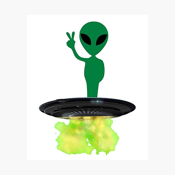 Artikelvorschau, LUSTIGE ALIENS - WIR KAM FÜR DEN FRIEDEN entworfen und verkauft von AsteraStore89.