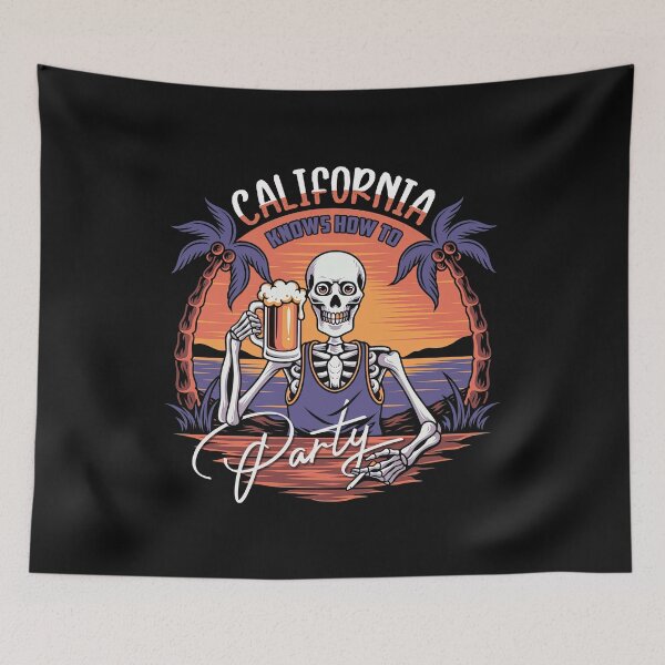 Item preview, California Knows How To Party, California Love designed and sold by graphic-genie.
