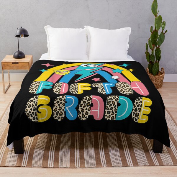 Item preview, Hello Fifth Grade Happy First Day Of School Rainbow Leopard  designed and sold by scirarmav.