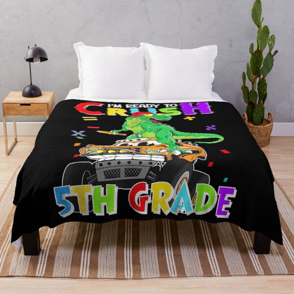 Item preview, Kids I'm Ready To Crush 5th Grade Dinosaur Monster Trucks  designed and sold by scirarmav.