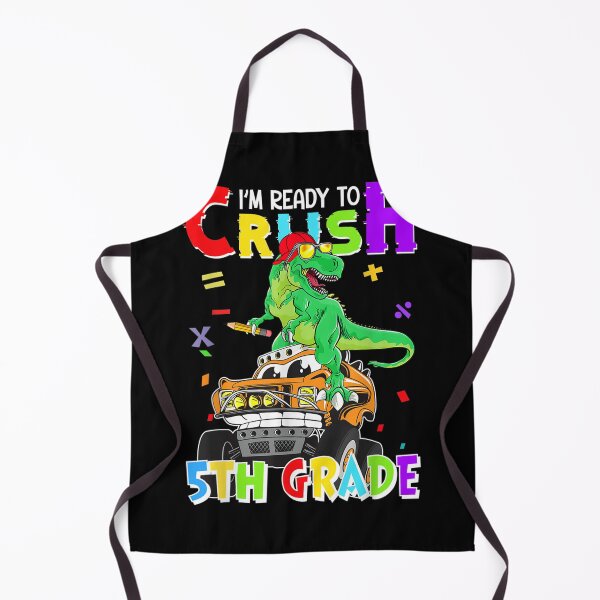 Item preview, Kids I'm Ready To Crush 5th Grade Dinosaur Monster Trucks designed and sold by scirarmav.