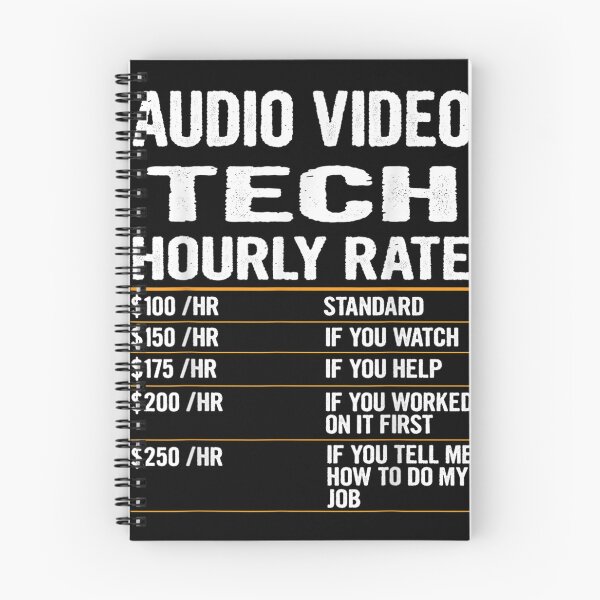 Item preview, Audio Video Tech Hourly Rate Outfit For Audio Video Tech  designed and sold by scirarmav.
