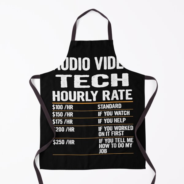 Item preview, Audio Video Tech Hourly Rate Outfit For Audio Video Tech  designed and sold by scirarmav.
