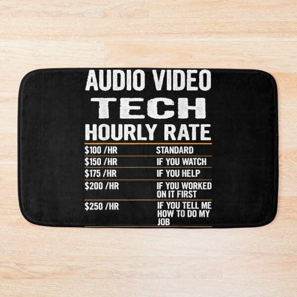 Item preview, Audio Video Tech Hourly Rate Outfit For Audio Video Tech  designed and sold by scirarmav.