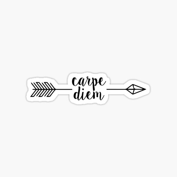 CAPRE DIEM STICKER – Random Objects