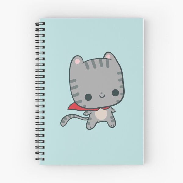 Item preview, Kawaii Super Cat - Sterling the Super Hero Kitty designed and sold by FreyaDraws.