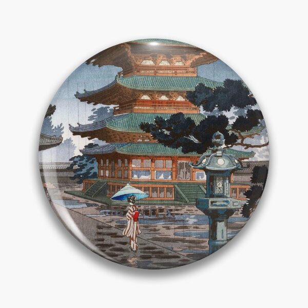 Item preview, Nara Horyuji Temple by Tsuchiya Koitsu designed and sold by Takeda-art.