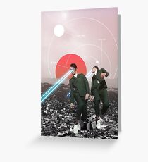 Atomic Boys Greeting Card