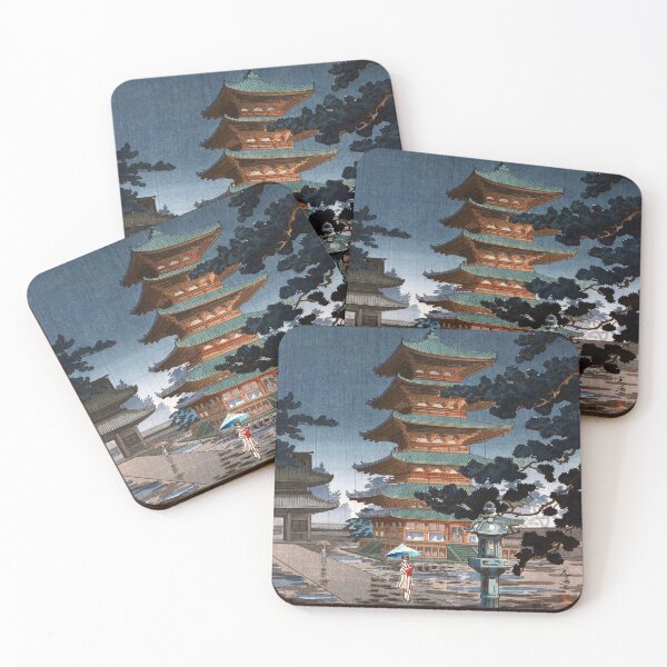 Item preview, Nara Horyuji Temple by Tsuchiya Koitsu designed and sold by Takeda-art.