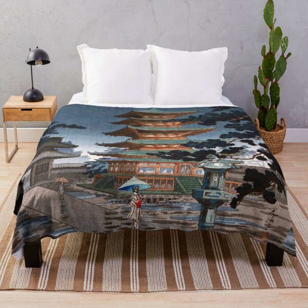 Item preview, Nara Horyuji Temple by Tsuchiya Koitsu designed and sold by Takeda-art.