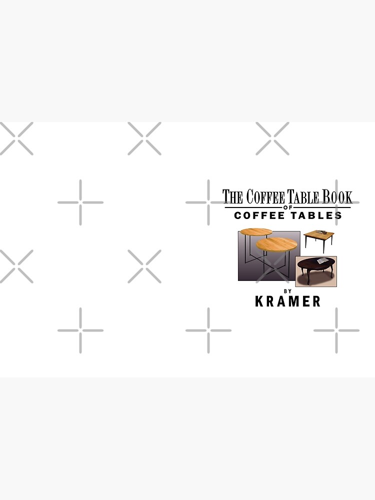 "The Coffee Table Book of Coffee Tables by Kramer" Hardcover Journal