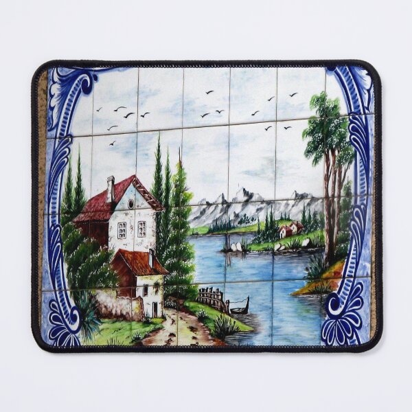 Item preview, French Mural - Gurgy, France. designed and sold by Marilyn Harris.