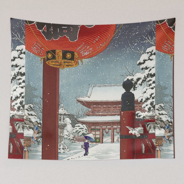 Item preview, Asakusa Kanzeon Temple by Tsuchiya Koitsu designed and sold by Takeda-art.