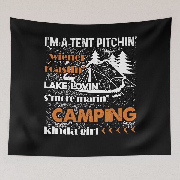 Item preview, Camping - I'm A Camping Kinda Girl designed and sold by UnknownArtistt.