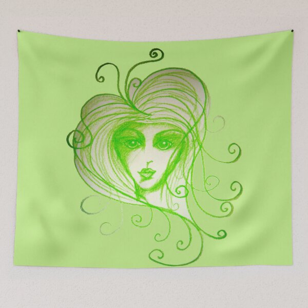 Item preview, Green Girl designed and sold by Nalinne Jones.
