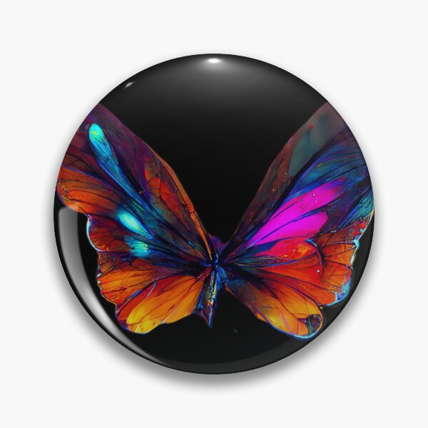 Item preview, Gfab Bfab Gen Ai FFab Surreal Trends Vivid Radiant Glow butterfly Design/Art designed and sold by Surrealtrends.