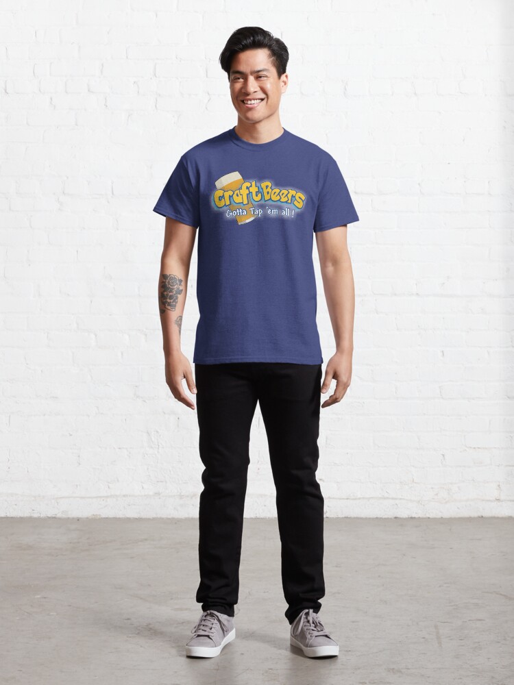 Alternate view of Pokemon meets craft beers Classic T-Shirt