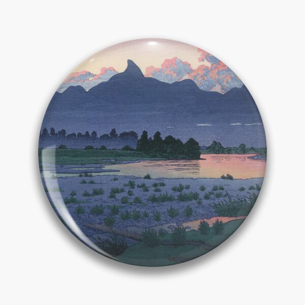 Item preview, Shikishima Riverbank in Maebashi by Kawase Hasui designed and sold by Takeda-art.