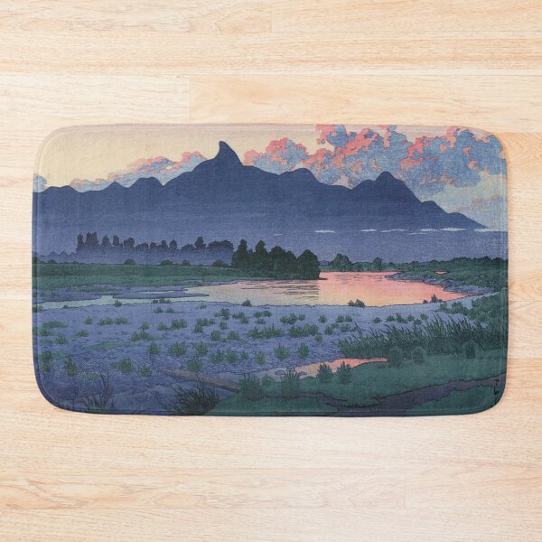 Item preview, Shikishima Riverbank in Maebashi by Kawase Hasui designed and sold by Takeda-art.