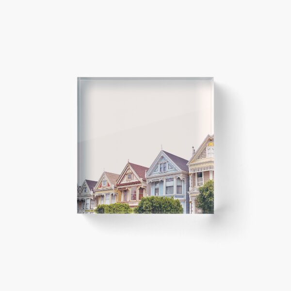 Item preview, Painted Ladies Iconic Row of Historical Victorian Homes in San Francisco designed and sold by CarolinaReina.