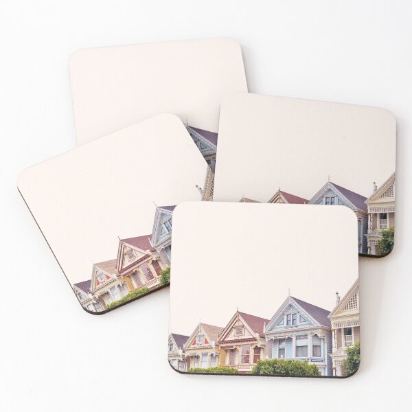 Item preview, Painted Ladies Iconic Row of Historical Victorian Homes in San Francisco designed and sold by CarolinaReina.