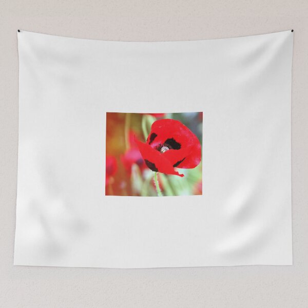 Item preview, Papaver orientale with multi-tonal background designed and sold by susanellen.