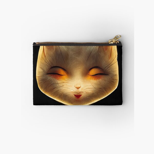 Item preview, Gfab Bfab Gen Ai FFab Surreal Trends Happy Cat Face Design/Art designed and sold by Surrealtrends.