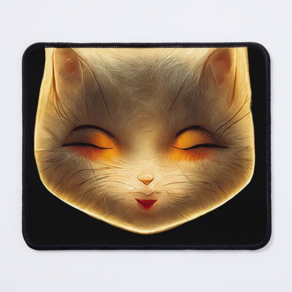 Item preview, Gfab Bfab Gen Ai FFab Surreal Trends Happy Cat Face Design/Art designed and sold by Surrealtrends.