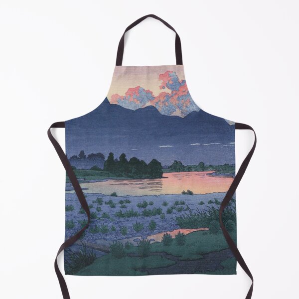 Item preview, Shikishima Riverbank in Maebashi by Kawase Hasui designed and sold by Takeda-art.
