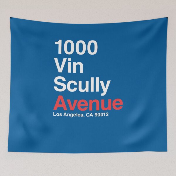 Item preview, LOS ANGELES BASEBALL STADIUM - VIN SCULLY AVE designed and sold by Shop Yeah.