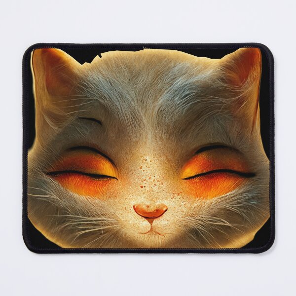 Item preview, Gfab Bfab Gen Ai FFab Surreal Trends Happy Cat Face Design/Art designed and sold by Surrealtrends.