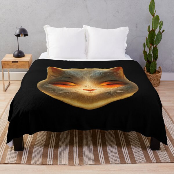 Item preview, Gfab Bfab Gen Ai FFab Surreal Trends Happy Cat Face Design/Art designed and sold by Surrealtrends.