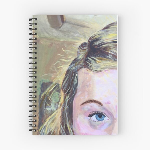 Item preview, Close-Up Acrylic Portrait of a Blonde Girl designed and sold by calmasprints.