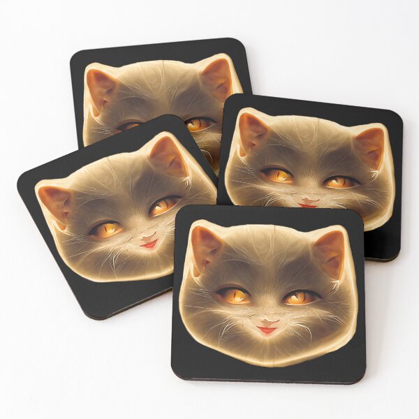 Item preview, Gfab Bfab Gen Ai FFab Surreal Trends Happy Cat Face Design/Art designed and sold by Surrealtrends.