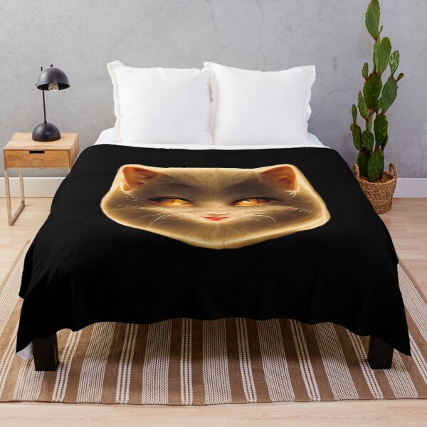 Item preview, Gfab Bfab Gen Ai FFab Surreal Trends Happy Cat Face Design/Art designed and sold by Surrealtrends.
