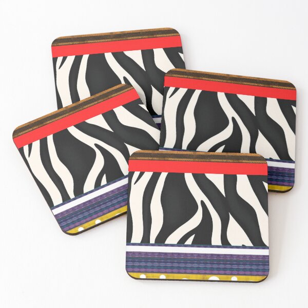 Item preview, Untamed Savage Abstract Pattern Stripe Design Artwork  designed and sold by NellVerde.