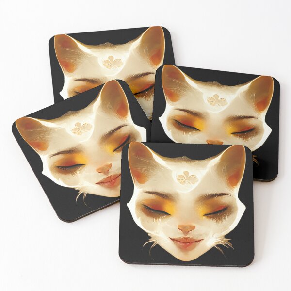 Item preview, Gfab Bfab Gen Ai FFabSurreal Trends Happy Cat Face Design/Art designed and sold by Surrealtrends.