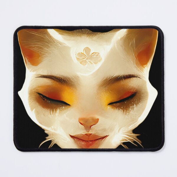 Item preview, Gfab Bfab Gen Ai FFabSurreal Trends Happy Cat Face Design/Art designed and sold by Surrealtrends.