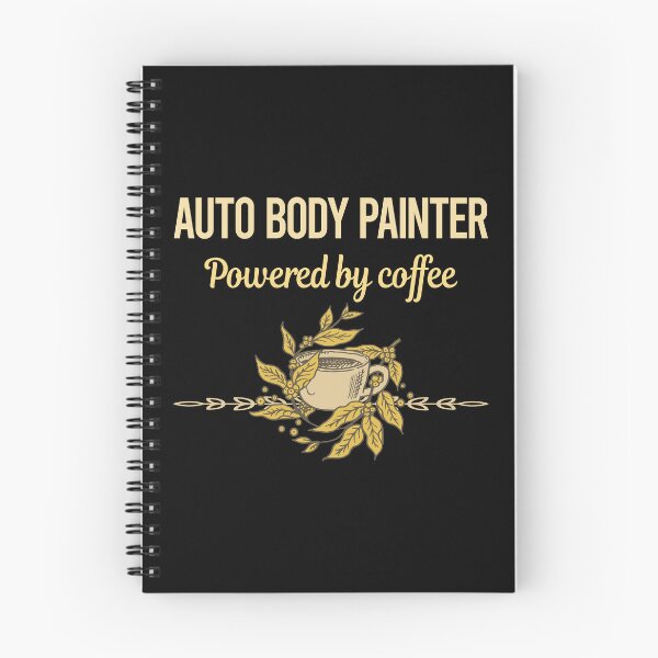 Item preview, Powered By Coffee Auto Body Painter designed and sold by trinayolkcelia.