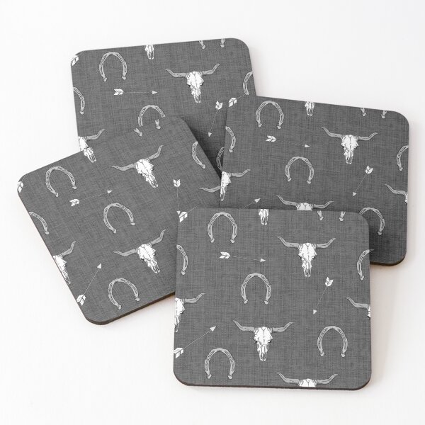 Item preview, Longhorns and Horseshoes - Western designed and sold by SugarPineDesign.