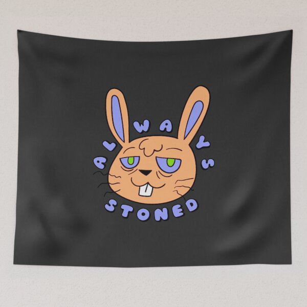 Item preview, ALWAYS STONED High Bunny Orange designed and sold by everything4eva.