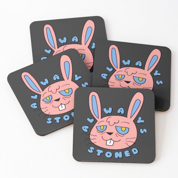 Item preview, ALWAYS STONED High Bunny Pink designed and sold by everything4eva.