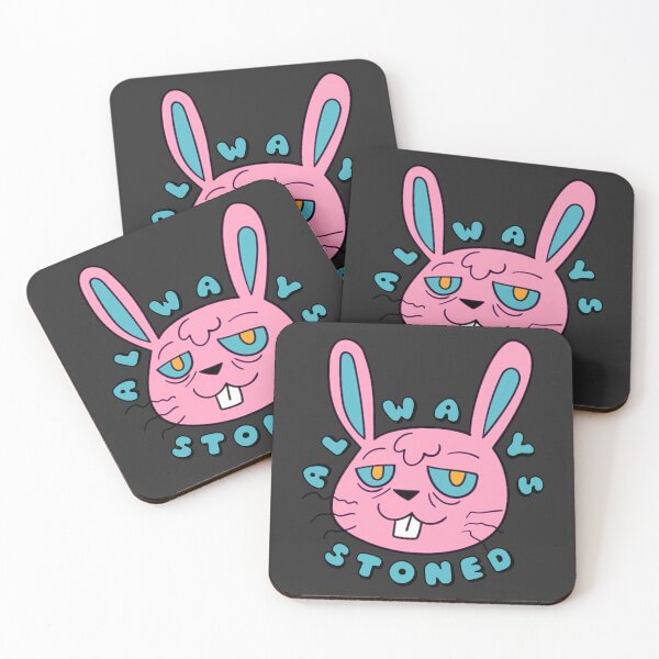 Item preview, ALWAYS STONED High Bunny Pink designed and sold by everything4eva.