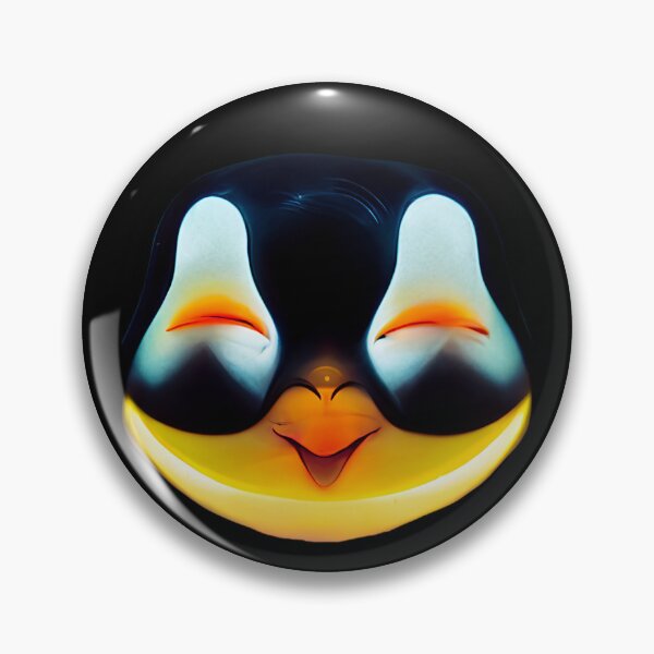Item preview, Gfab Bfab Gen Ai FFabSurreal Trends Happy penguin Face Design/Art designed and sold by Surrealtrends.