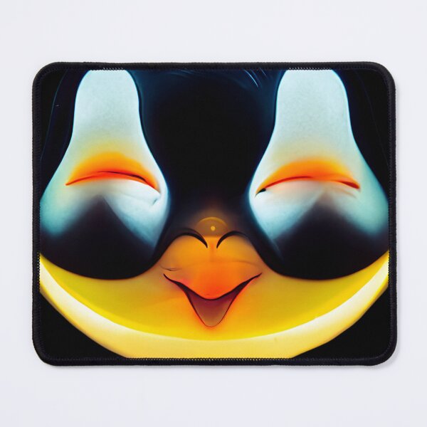 Item preview, Gfab Bfab Gen Ai FFabSurreal Trends Happy penguin Face Design/Art designed and sold by Surrealtrends.