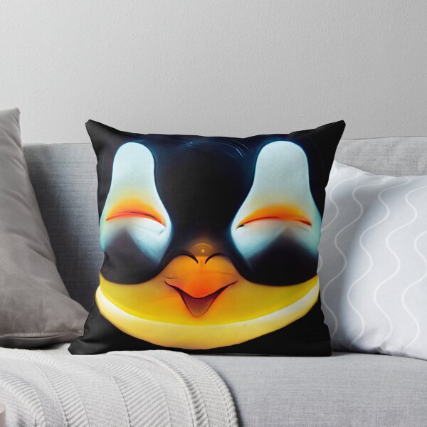 Item preview, Gfab Bfab Gen Ai FFabSurreal Trends Happy penguin Face Design/Art designed and sold by Surrealtrends.